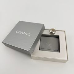 美品】CHANEL ターンロックココマークブローチ シルバーカラー 96P