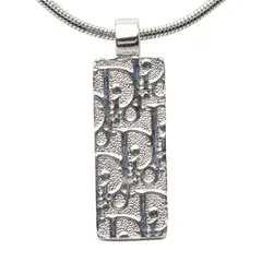ディオール トロッター ペンダントネックレス シルバー メタル ラインストーン レディース Dior【1-0260765】