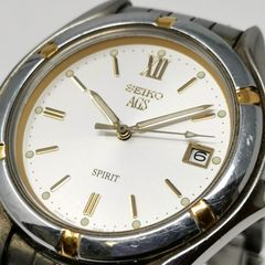 3-3655 SEIKO SPIRIT 自動巻 AGS 5M22-6D00 - メルカリ