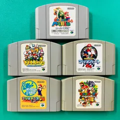 【カセットのみ５点セット】ニンテンドー64 スーパーマリオ64 マリオストーリー マリオカート64 マリオテニス64 マリオパーティ 任天堂