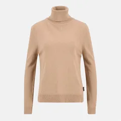 バブアー レディース アウター ニット・セーター Barbour Pendle RollNeck Jumper P CamelHessian キャメルのサムネイル