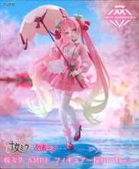 タイトー AMP+ フィギュア 初音ミク 桜ミク 桜ドレスVer.