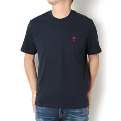 26SSモデル アミ アレクサンドル マテュッシ AMI Alexandre Mattiussi メンズ AMI DE COEUR Tシャツ【430 BLEU NUIT】 BFUTS035.724 430/【2026SS】m-topsのサムネイル