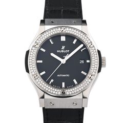極美品】HUBLOT ウブロ ビッグバン 38mm ダイヤベゼル 付属品完備 