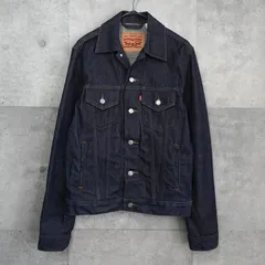 リーバイス 濃紺 デニムジャケット Gジャン ダークインディゴブルー メンズ