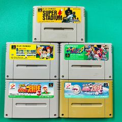 ②①スーパーファミコンソフト5本セット(動作未確認のジャンク品
