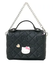 日本正規品 ハローキティ ブラック チェーン ミニバック エコバッグ