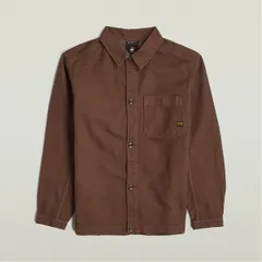 ジースター メンズ トップス シャツ G Star One Pocket Relaxed Shirt Dk Plum プラムのサムネイル