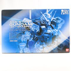 PG 1/60 GAT-X105 에일 스트라이크 건담 + FX-550 스카이 글래스퍼 30주년 기념 컬러 클리어 Ver. 기동전사 건담 SEED(시드) 프라모델(0163112) 반다이