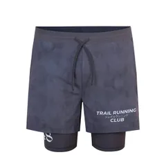 カリマー メンズ ボトムス ハーフパンツ・ショーツ ショートパンツ Karrimor Running Club Trail 2in1 Shorts Mens Black ブラックのサムネイル