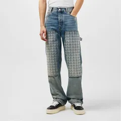 アミリ メンズ ボトムス デニムパンツ ジーンズ AMIRI MonogramDebossed Straight Jeans Antique Indigo インディゴ