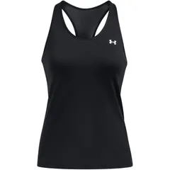アンダーアーマー レディース トップス タンクトップ Under Armour HeatGear Racer Tank Top Ladies Black ブラック