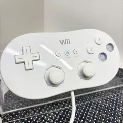 【フルメンテナンス】Wii WiiU クラシックコントローラー ホワイト 白色 c