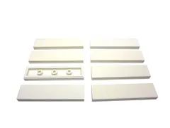 レゴ★未使用！白色の１×４タイル８点セット