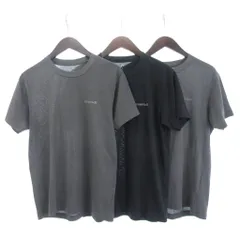 モンベル Montbell 3点 セット おまとめ Tシャツ 半袖 クルーネック ロゴ 1114110 1114686 グレー系 S