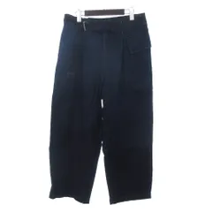 ニコアンド Niko and.. イージーワイドパンツ ロング デニム H231ML12TO 青 ブルー L