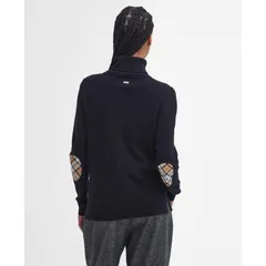 バブアー レディース アウター ニット・セーター Barbour Pendle RollNeck Jumper BlackH Tartan ブラックのサムネイル