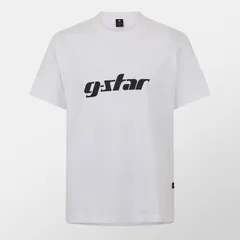ジースター メンズ トップス Tシャツ G Star Cursive TShirt White ホワイトのサムネイル