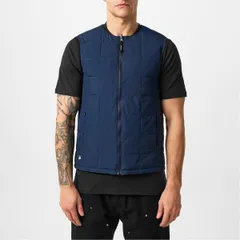 アクアスキュータム メンズ アウター ジャケット・ブルゾン ジレ ジャケット AQUASCUTUM Reversible Gilet Check Jacket Mens NavyCheck ネイビーのサムネイル