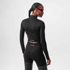 リプレゼント レディース アウター ジャケット・ブルゾン Represent Womenseamless Zip Jacket Stylish Design Jet Black ブラック