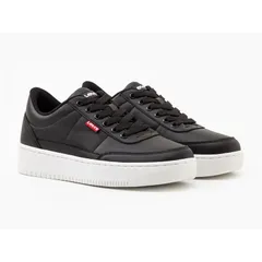 リーバイス レディース シューズ スニーカー Levis Union 20 Trainers Black ブラックのサムネイル