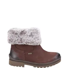 ハッシュパピー レディース シューズ ブーツ・レインブーツ Hush Puppies Alice Mid Boot Brown ブラウンのサムネイル
