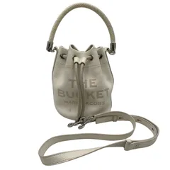 【中古品】MARC JACOBS マークジェイコブス THE LEATHER BUCKET BAG H652L01PF22 ザ レザー バケット バッグ ショルダー ハンド カバン 鞄 【188-260330-as-32-izu】