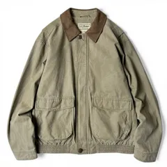 00s LLBean A-2 フライト タイプ コットン ジャケット M / 00年代 オールド LLビーン エルエルビーン ブルゾン カーキ オリーブ