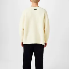 フィアオブゴッド メンズ アウター ニット・セーター ウール Fear Of God Ottoman Wool Straight Neck Sweater Cream クリームのサムネイル