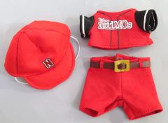 【中古】ぬいぐるみ 野球ユニフォーム(オリジナル/レッド) nuiMOs-ぬいもーず- ぬいぐるみ用衣装 「ディズニー」 ディズニーストア限定