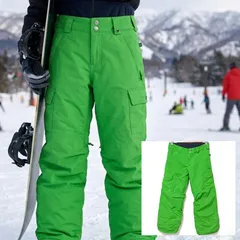 鮮やかカラー【BURTON】バートン  BOYS EXILE CARGO PT スノーボード スノボ スキー スノーウエア パンツ 黄緑 グリーンジュニア キッズ 子供用 男の子 サイズM 140cm相当 /M43998jQ