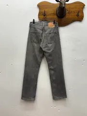 26 5) 90年代 USA Levi's 501 ストレート グレー D