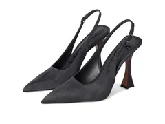 サムエデルマン レディース シューズ ヒール Sam Edelman Odette Slingback Shoes Graphite Gray グラファイト