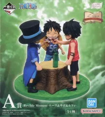 【中古】フィギュア Revible Moment -エース＆サボ＆ルフィ- 「一番くじ ワンピース ドラマティックメモリーズ」 A賞 フィギュア