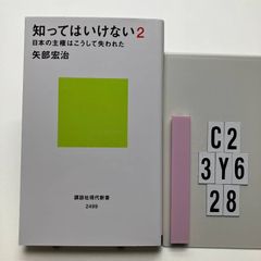 知ってはいけない2 日本の主権はこうして失われた (講談社現代新書 2499) 新書 ? 2018/11/14 矢部 宏治 (著　C2-6Y3-28