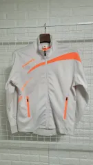 M ルコックスポルティフ スポーツウェア 白 機能性ストレッチジップアップ ジャケット M