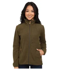 フェールラーベン レディース アウター コート フリース Fjallraven Stina Fleece Dark Olive オリーブのサムネイル