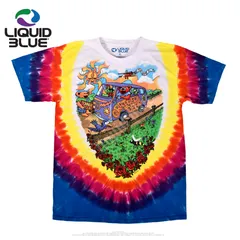 [新品/US輸入] LIQUID BLUE  リキッド ブルー TシャツGrateful Dead Summer Tour Bus Tie-Dye T-Shirt　 TEE