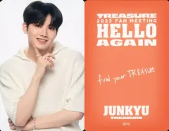 【中古】コレクションカード(男性) TREASURE/ジュンギュ/「2023 TREASURE FAN MEETING～HELLO AGAIN～」ECサイト限定グッズ購入者特典フォトカード
