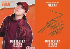 【中古】コレクションカード(男性) [シークレット]：FANTASTICS from EXILE TRIBE/世界/裏面金箔押しサイン入り/「FANTASTICS LIVE TOUR 2025 ”BUTTERFLY EFFECT” -FLY WITH YOU-