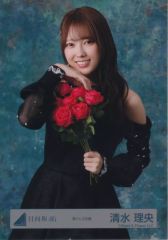 【中古】生写真(乃木坂46) 日向坂46/清水理央/上半身/日向坂46ランダム生写真【黒ドレス衣装】