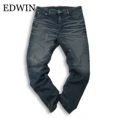 EDWIN エドウィン ER32 ジャージーズ★ ストレッチ USED加工 デニム パンツ ジーンズ Sz.XL メンズ 日本製 大きいサイズ