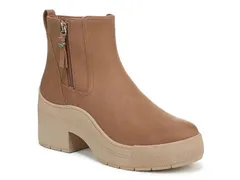 ドクター・ショール レディース シューズ ブーツ・レインブーツ プラットフォーム ブーツ Dr Scholls Time Off Up Platform Bootie Honey Brown ブラウン