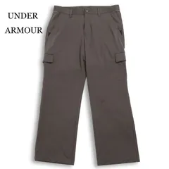 UNDER ARMOUR アンダーアーマー 通年★ ロゴ刺繍 ストレッチ カーゴ スラックス パンツ Sz.88 メンズ ゴルフ