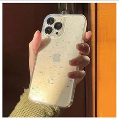 スマホケース iPhone15 Pro Max ケース アイフォン15ケース 透明 クリア キラキラ スター 星空 ソフト 人気新作