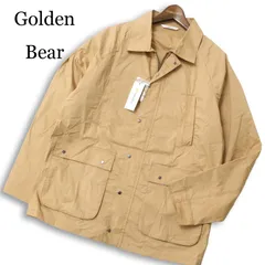 【新品 未使用】 Golden Bear ゴールデンベア カバーオール★ ワーク ジャケット ブルゾン 大きいサイズ Sz.LL メンズのサムネイル