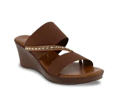 イタリアンシューメーカー レディース シューズ サンダル Italian Shoemakers Marcia Wedge Sandal Tan タンのサムネイル