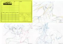 【中古】原画イラストボード 付属品付)プロメア 複製原画セット E