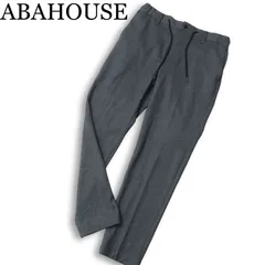 ABAHOUSE アバハウス 通年★ ストレッチ イージー スリム パンツ スラックス Sz.44 メンズのサムネイル
