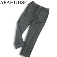 ABAHOUSE アバハウス 通年★ ストレッチ スリム イージー パンツ スラックス Sz.46 メンズのサムネイル